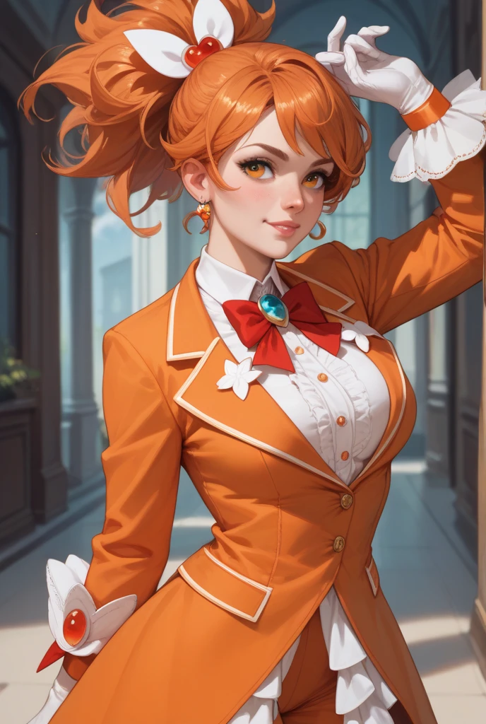 (Chen Xudong:1),astonishment,adolable,Cute pose,looking at viewert,thick thight,(Yellow gloves,striped thighhighs,Striped sleeves),1girll,ssmile,Exquisite facial features,Hamburg in hand,
(realisticlying:1.2), (hentail realism), (tmasterpiece:1.2), (best qualtiy), (Hyper-detailing), (8K, 4K, complex), (full body shot of:1),(cowboy lens:1.2), (85mm), light particules, illuminating, (highly details:1.2), (Detailed face:1.2), (Gradient), sfv, a color,(Detailed eyes:1.2),
(Detailed lady view,dining room:1.2),(detailedbackground),detailed scenic view,(dynamic angle:1.2),(dynamicposes:1.2),(third_composition:1.3),(Action lines:1.2),wide wide shot,rays of sunshine,solo,