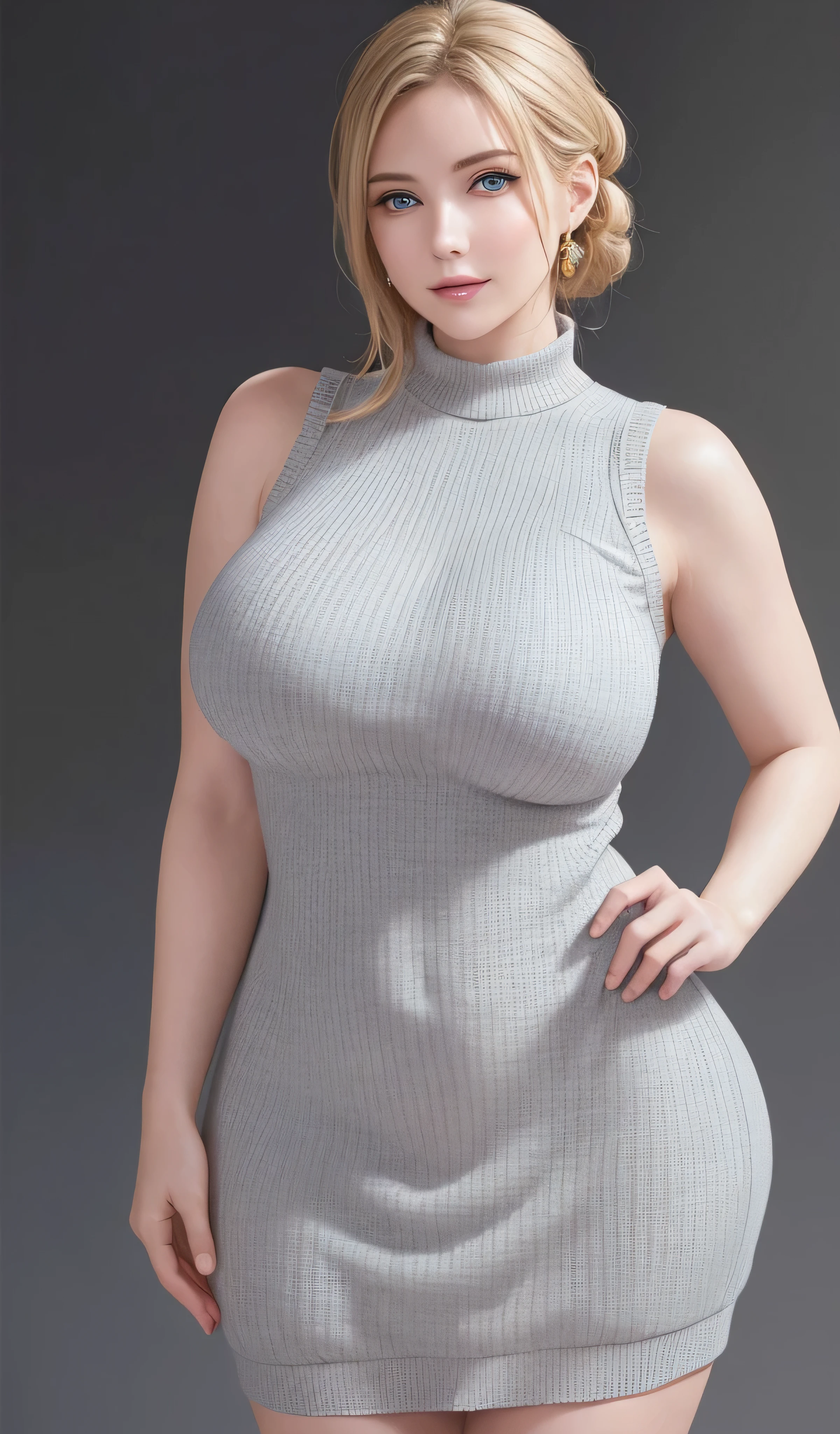 very big breast. excellent breast, masterpiece,ultra realistic,32k,extremely detailed CG unity 8k wallpaper, best quality, masterpiece,ultra realistic,32k,extremely detailed CG unity 8k wallpaper, best quality,(winter day ),lady ,necklace ,eardrop, Grand Canyon, United States, ( Blue sweater with very big v shape, mini skirt and blue stockings. ) , Ash blonde hair pigtails ,