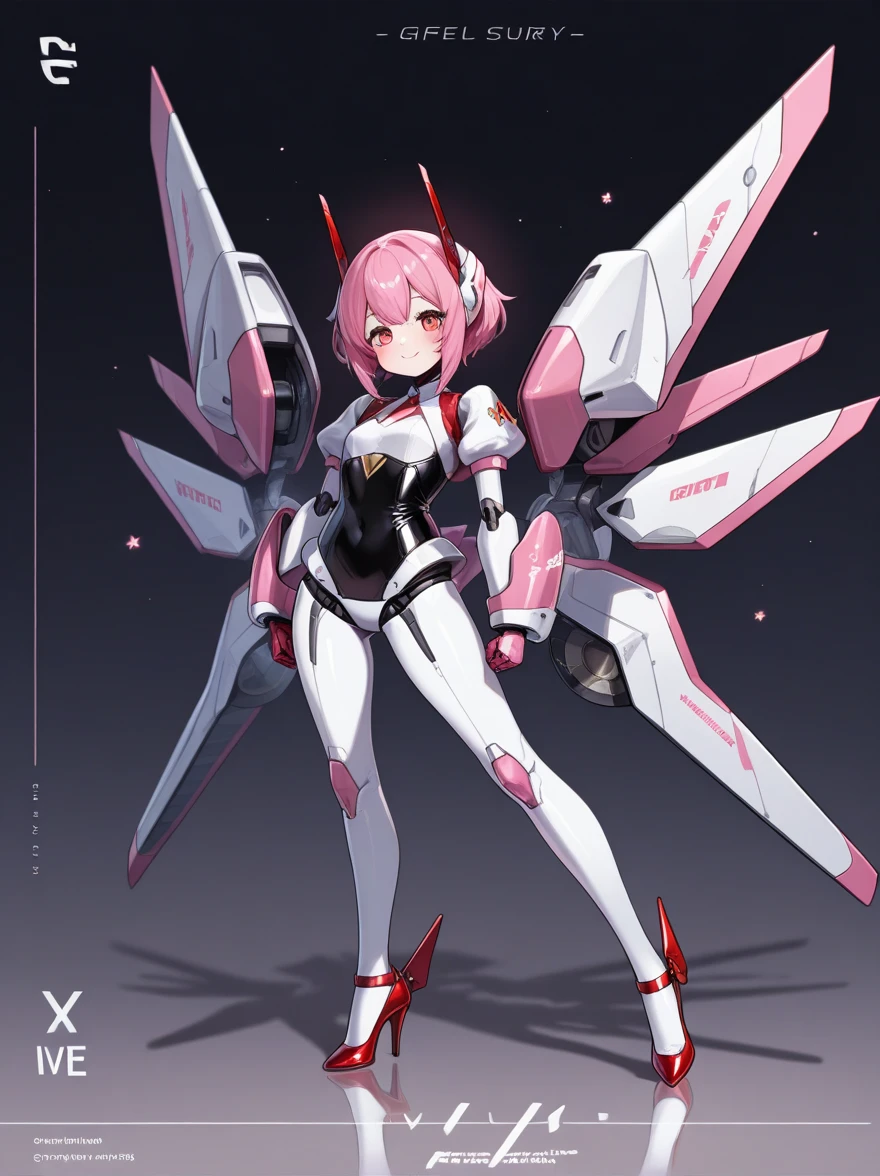 cyberpunk, holland lop bunny kemonomimi, astronaut, girl, pink hair, round eyes, tight suit, full body, two bunny ears, clear latex, large chunky space boots, long hair strands in front, goggles on head, grey suit, extra-large bust, lavender eyes, short hair in back, thigh high boots, asymmetrical catsuit, kind face, large transparent suit patches. super-cropped jacket, zipped up jacket, fine-tune, chunky boots, moon boots, Blame!, Knights of sidonia, gantz, body harness, silver hair streaks, lime green details