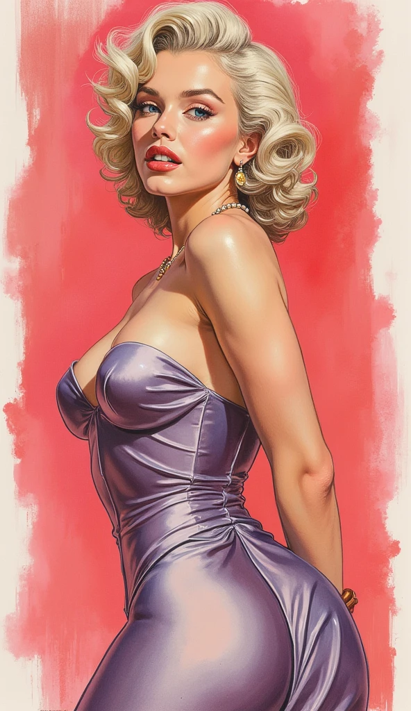 a masterpiece, best quality, hyperdetailed,  seductive Korean girl sitting on 5th avenue wearing high heels, short pink hair, dark makeup , (druuna style),  full lips, cleavage, sexy pose, best quality, aroused, paolo serpieri art, luis royo art, milo manara art, Juan Gimenez art
