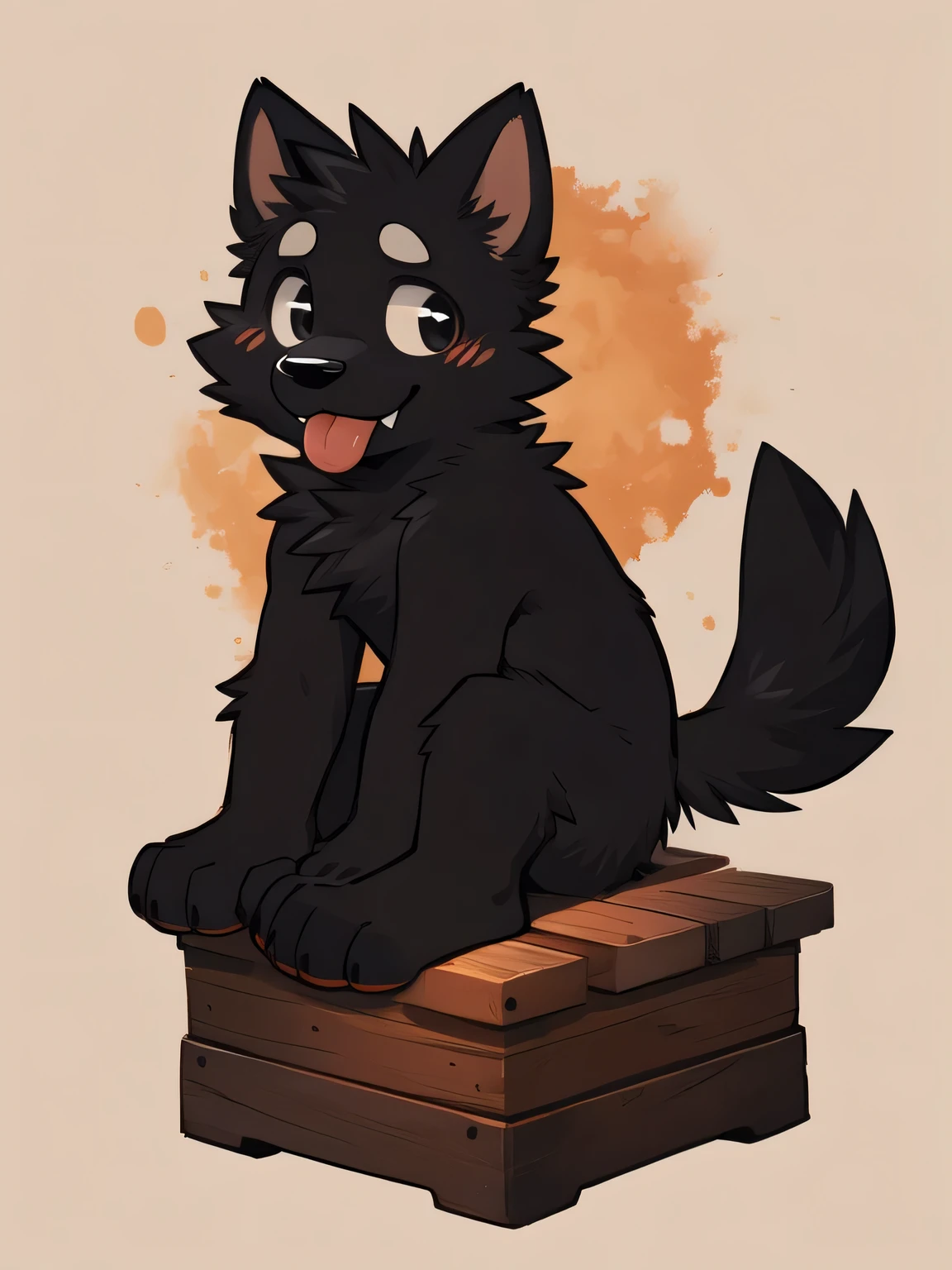 Best quality, ultra-high resolution, (photorealism: 1.4), no people, Complex_LA style, disgusting body horror zombie labradoodle, feraligatra, wide eyes, amber eyes, french purple blood, drool from the mouth, drool on the ground, library, depth of field, high resolution, detailed, intricate