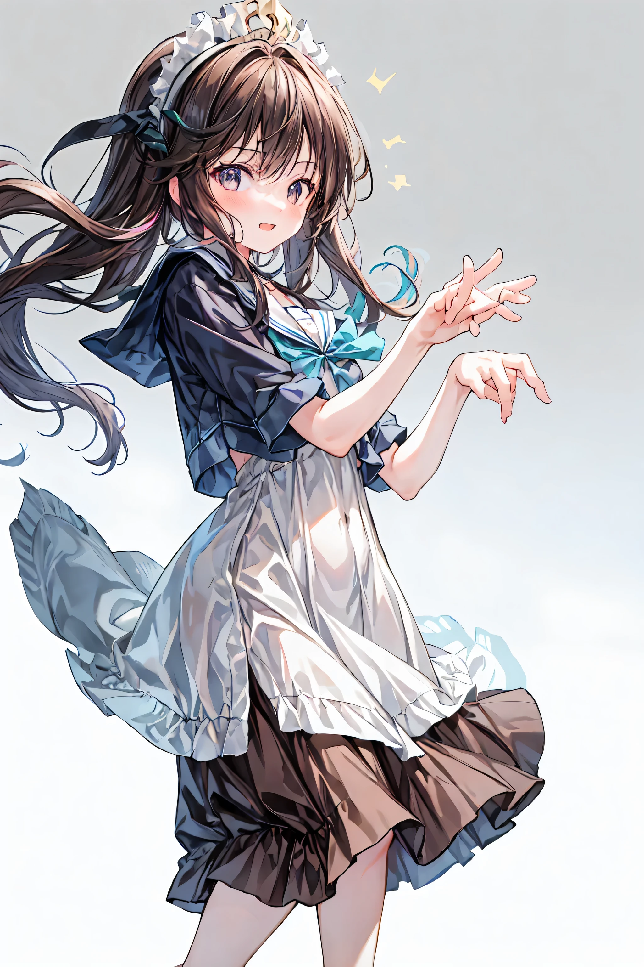 (masterpiece), (best quality), (ultra detailed),(disheveled hair),(illustration), (1girl), (Fashionable clothing), standing,Fashion model,looking at viewer, (interview), (simple background),beautifuldetailedeyes,delicate beautiful face,Floating,(high saturation),(colorful splashes),colorful bubble,(shining),focus on face,