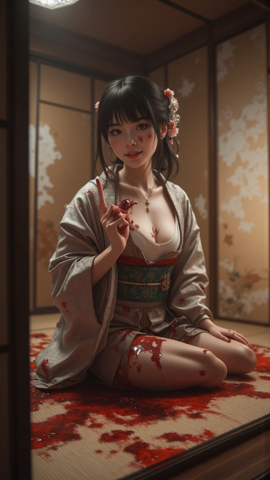 At the castle of Japan、Beautiful and beautiful female ninja sneaks in、I tried to assassinate you.、Cut to male ninja、Caught.、Stripped of clothes.、Tied with a rope、I was confined to a Japanese-style room。Live Action、8K、Professional photographer、