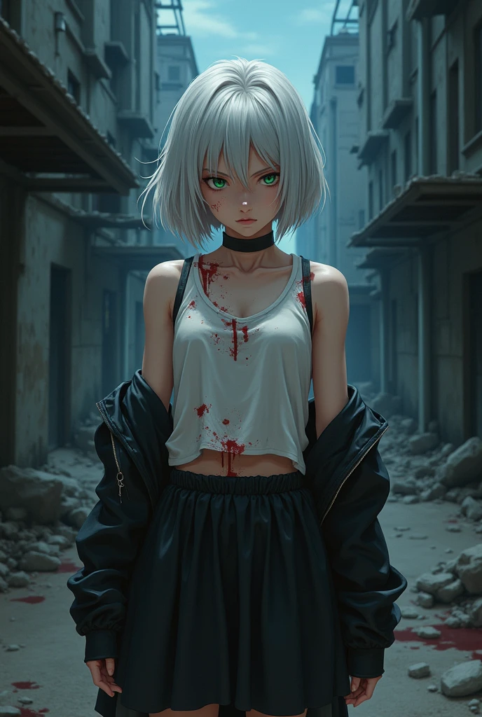 Gloomy abandoned buildings,(((((There was blood all over the ground,Fragmented bodies were scattered all over the place,severed hand,Broken foot,Fragments of corpses,The head,Fragmented clothes))))),realisticlying,local illumination,high qulity,High quality super details,8K ,depth of fields
