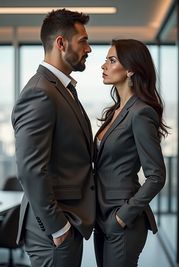 a couple in cool style