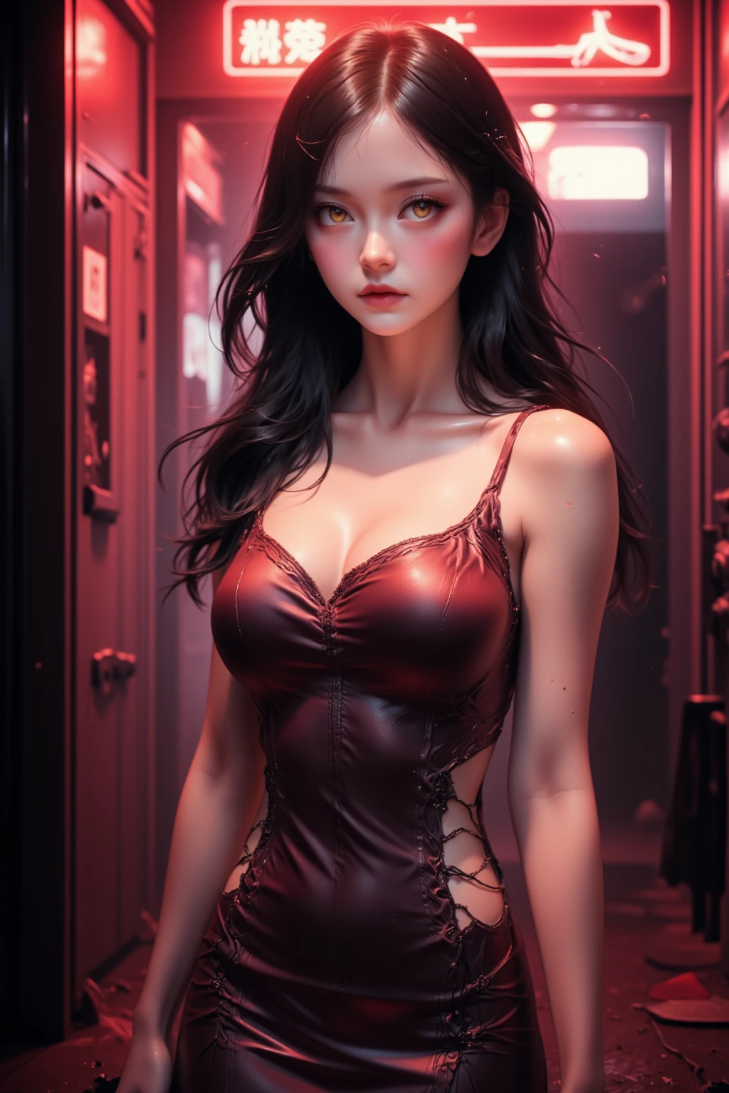 ((masterpiece, highest quality, highest picture quality, high resolution, realistic, Raw photos, 8K)), retro games, lewd looks, very lewd, flashy outfits, revealing bodies, Nintendo, SEGA , Namco, CAPCOM,
