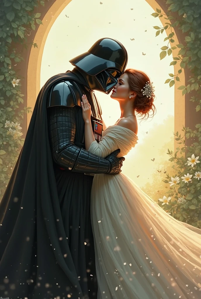 Darth vader y padme amor triste