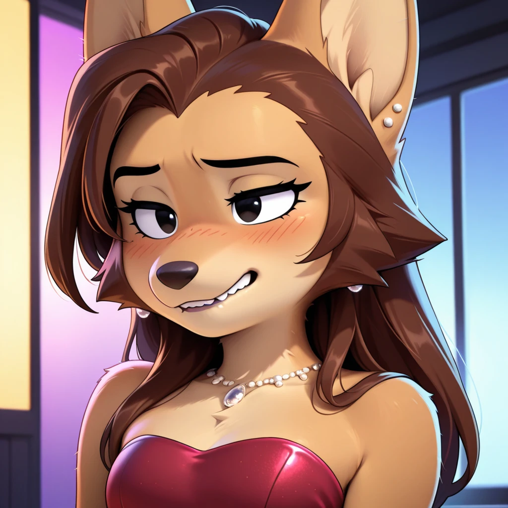 Masterpiece, Best quality, a cute young slim anthro athletic ((vixen:panther:wolf hybrid):1.35),(perky medium breasts:1.1), (cleavage), ((fantasy city)), happy, satisfied suggestive smile,embarrassed, during a party, balloons, confetti, open mouth smile, intricate frilly dress, beautiful detailed face|eyes, detailed scenery, joy, (colorful:1.2), lots of colors, cute, frilly, [magical girl], long wavy hair, glitter, celebration, sparkles, bright, reaching out,hair ribbons,light purple eyes , hyper realistic lighting, hyper realistic, extremely detailed, unreal engine, render, uploaded on e621, blushing, satisfied suggestive smile, blender render, cute, adorable, (fluffy colored fur body), relaxed, (fur), realistic eyes, light particles,sexy suggestive pose, ,<lora:add_detail:0.7>, <lora:Style-Rustle:0.3>,<lora:Style-pixar:0.4>, <lora:skidoo-000015(cub):0.35>, <lora:possum_machine2:0.4>, <lora:SummerSmith(RM):0.35>, <lora:rick_and_morty_characters:0.15>, <lora:FantasyTavern-10:0.35>, <lora:polyhedron_skinny_all-fp32-fp16-no-ema:0.25>