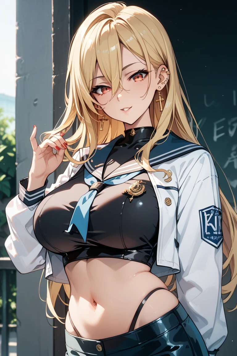 personnage ,manga ,feminine ,extremely big tits ,large lip ,bouche ouverte ,long langue sortie, cheveux long noir, sans vetement,18+,seins encore plus gros