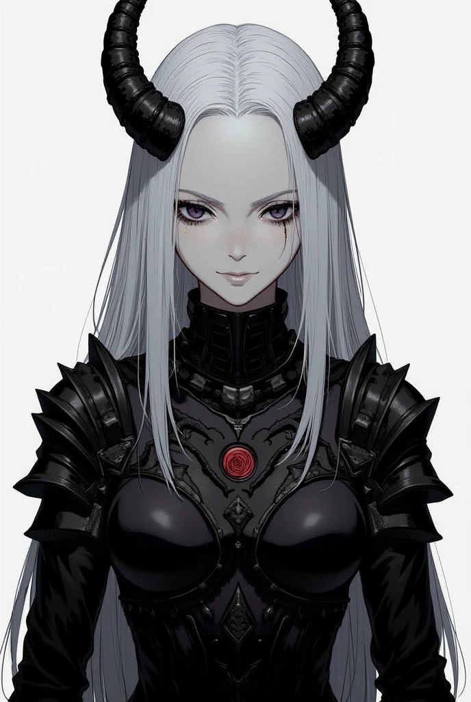 masterpiece, good quality, best quality, (kunaboto:0.15), white background, 
LahmianVampire, armor, dress, pale skin, white hair, pointy ears, 
solo, black cat, cat on head, looking up, light smile, 
<lora:LahmianVampire_Vpred:0.75>