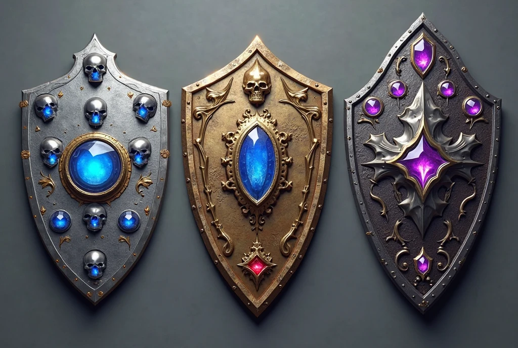 make 5 fantasy flat blue crest