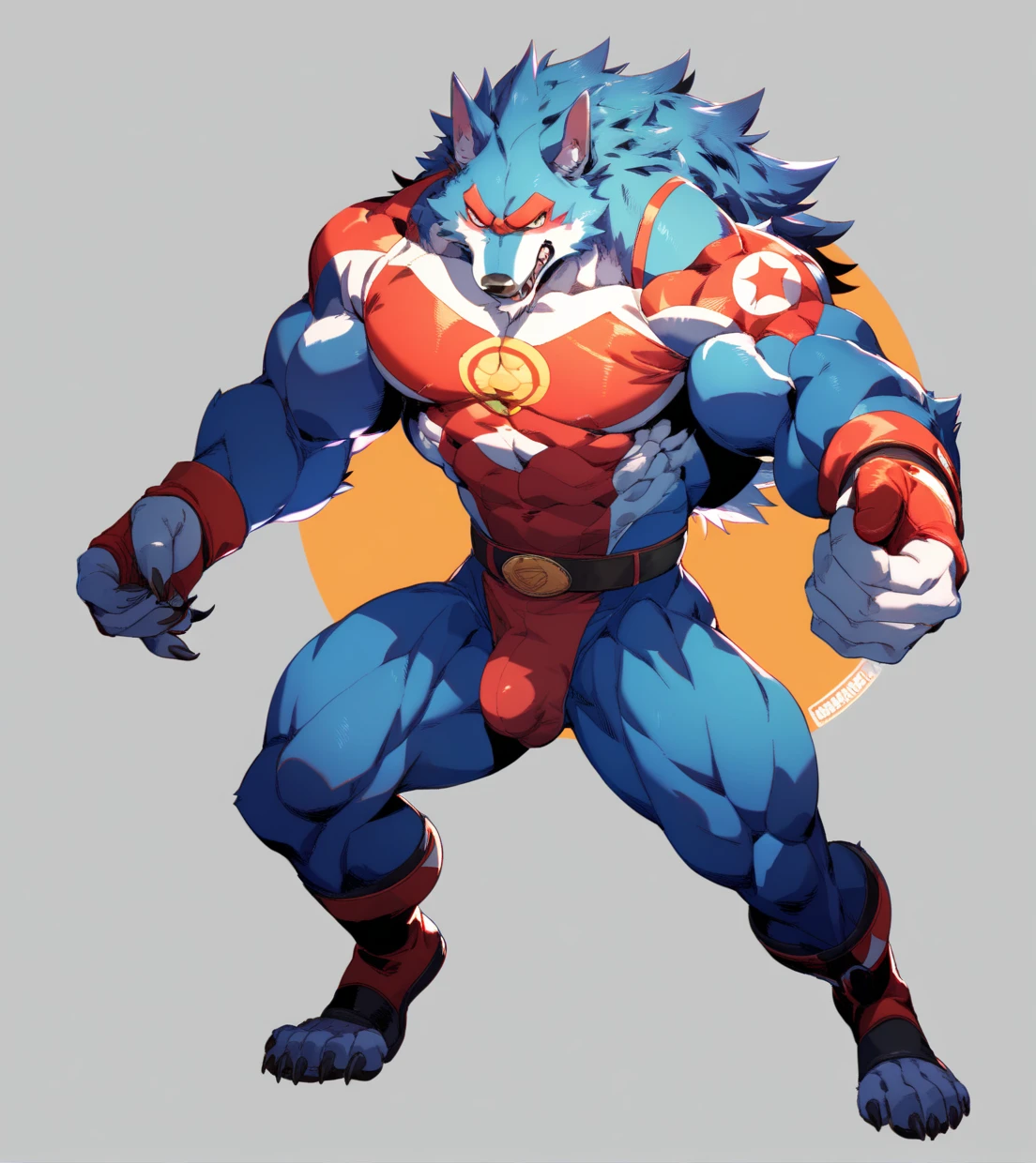 demon lord dragon batzz, very muscular, heavyweight, male, masculine, 4k, (bare torso:1.2), high resolution, detailed, correct anatomy, cartoony proportions, (featureless background, white background), full body, front view, (by wfa, by negger:1.0), detailed eyes, detailed face, sexy