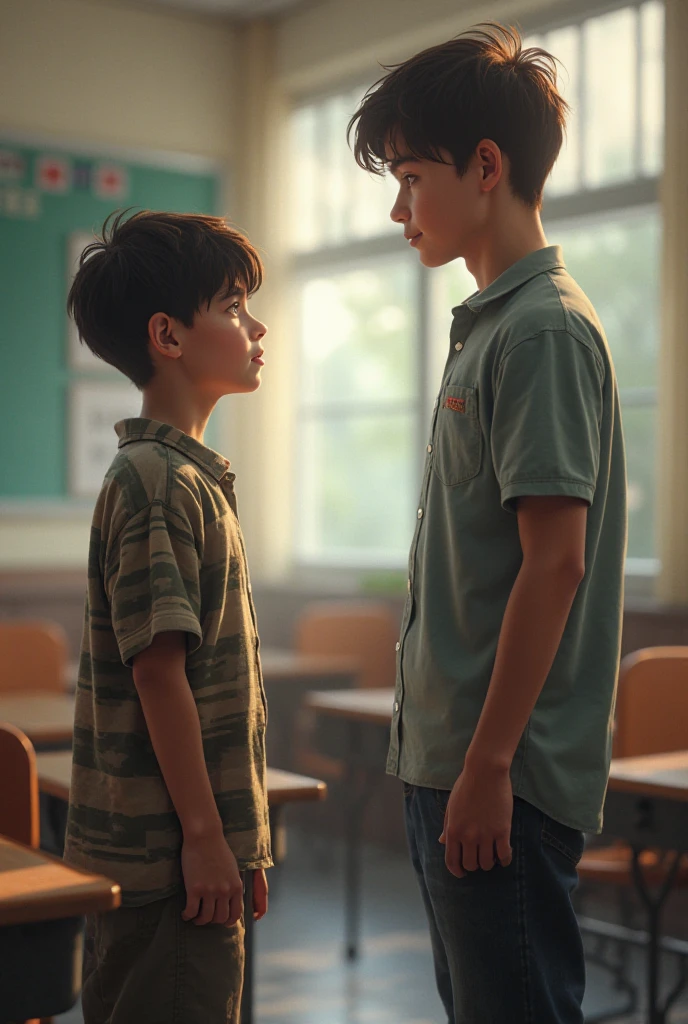 It seems like you're describing a family situation where there is one boy and four brothers, and they are living alone. Could you please provide more context or clarify what you would like to know or discuss about this situation? I'm here to help and provide assistance.