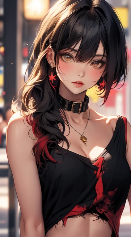 !!you have a mission!! task (((The most beautiful women wearing perfectly tailored outfits in specific situations))), (give solution!!!!), (((一条规则Yeah黄金比例和白平衡))), ((Always draw hands and fingers correctly, if you make a mistake，please correct them)), Put pretty clothes on pretty girls with perfect figures., made from available materials ( ((that), (canvas, nylon)), (latex lace), ((有lace)), (((jewelry))), coat of mail, bracelet, during, earrings, Daily necessities)), I encourage you to draw them both, ( ((I encourage you to choose the right background for your phenomenally drawn creation.)), (use any technology, any style, any clothes, even choose ((eye color, Hair color, even hairstyle, cosmetic, anyway and how to do it))), ((experiment, binding complex, 多层材料用装甲和精致的材料进行experiment用整个调色板的颜色和阴影进行experiment)), (Masterpiece:1.hot realism:1.37), (actual:1.5), (extremist_detailed:1.3), (The extremist -The high-definition), depth of field, (Best Quality), Attention to details, double eyelids, Wear an off-the-shoulder blouse, Full body female love, If you like, you stand up, (Reclining), 有lace, (lace), ((Charm, The paparazzi took photos of him.)), medium contrast, pastel colours, long legs, Yeah, ((carving: 1.32)), ((Brightly colored clothing)), ((Dynamic,positive,Dynamic)), ((thighless pantieposing)), (disciple:1.6), ((black thaten skirt, (small skirt:1.22), no_, curved)), ((Wrapped hip skirt))), (looking to the side, Look for, look down, Random expression), (RICO，Includes decorative embroidery.:1.2), ((Very complex designs for epic monkeys.:1.38)), (red-white-black epic 有lace:1.38), (sharp focus), ((Very complex designs for epic monkeys.:1.38)), ((city evening), (neon lights), (evening), ((your style in the wind)))