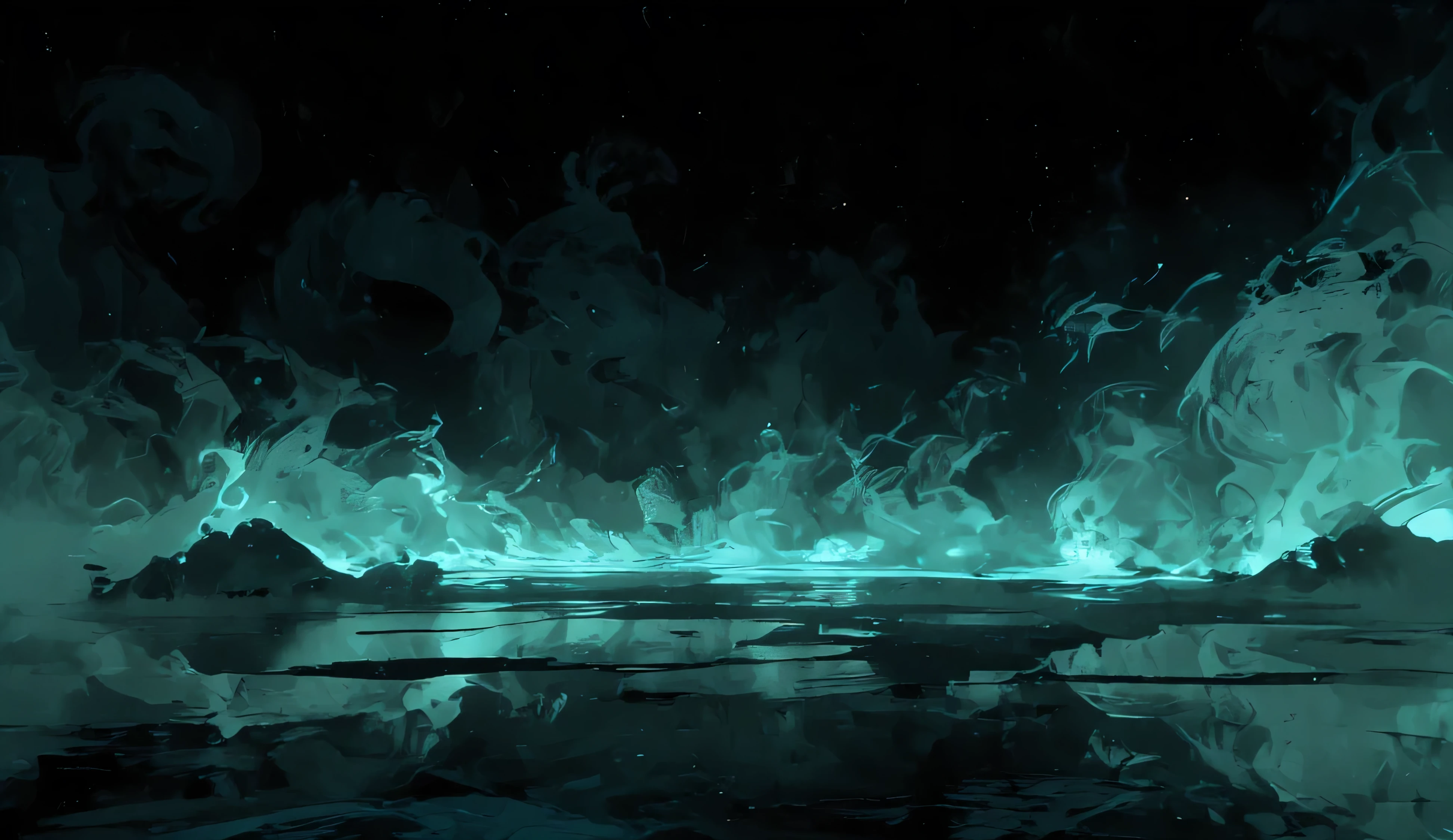 "A dense, swirling fog creeping along the ground, illuminated subtly from within, creating an ethereal, cinematic effect. The mist is thick and layered, with varying opacity, giving it a sense of depth and movement. Soft tendrils of fog curl and dissipate as they spread across the surface. The background is completely black, ensuring the fog remains the only visible element. Hyper-detailed, volumetric lighting, ultra-HD, 4K, realistic atmospheric effects, cinematic depth, soft diffusion, eerie and mysterious mood.