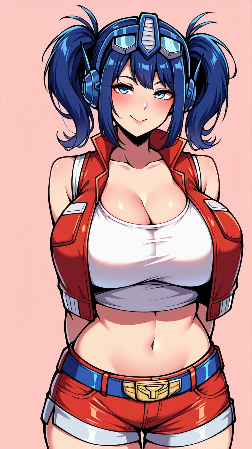 (cutesexyrobutts:0.8), (score_10, score_9_up, score_9, score_8_up, score_7_up, score_6, score_5, score_4, source_anime), (digital painting), (fine line work), (best quality), (extremely detailed), (highest quality), (intricate linework), (intricate details), more detail XL,
(Trunks_Dragonball), big breasts, (blue eyes:1.1), (purple hair:1.1), short hair,clenching teeth, flexing, on all fours, all fours pose, on all fours on floor,
(Jacket (unzipped, deep cleavage:1.0), short_pants.)