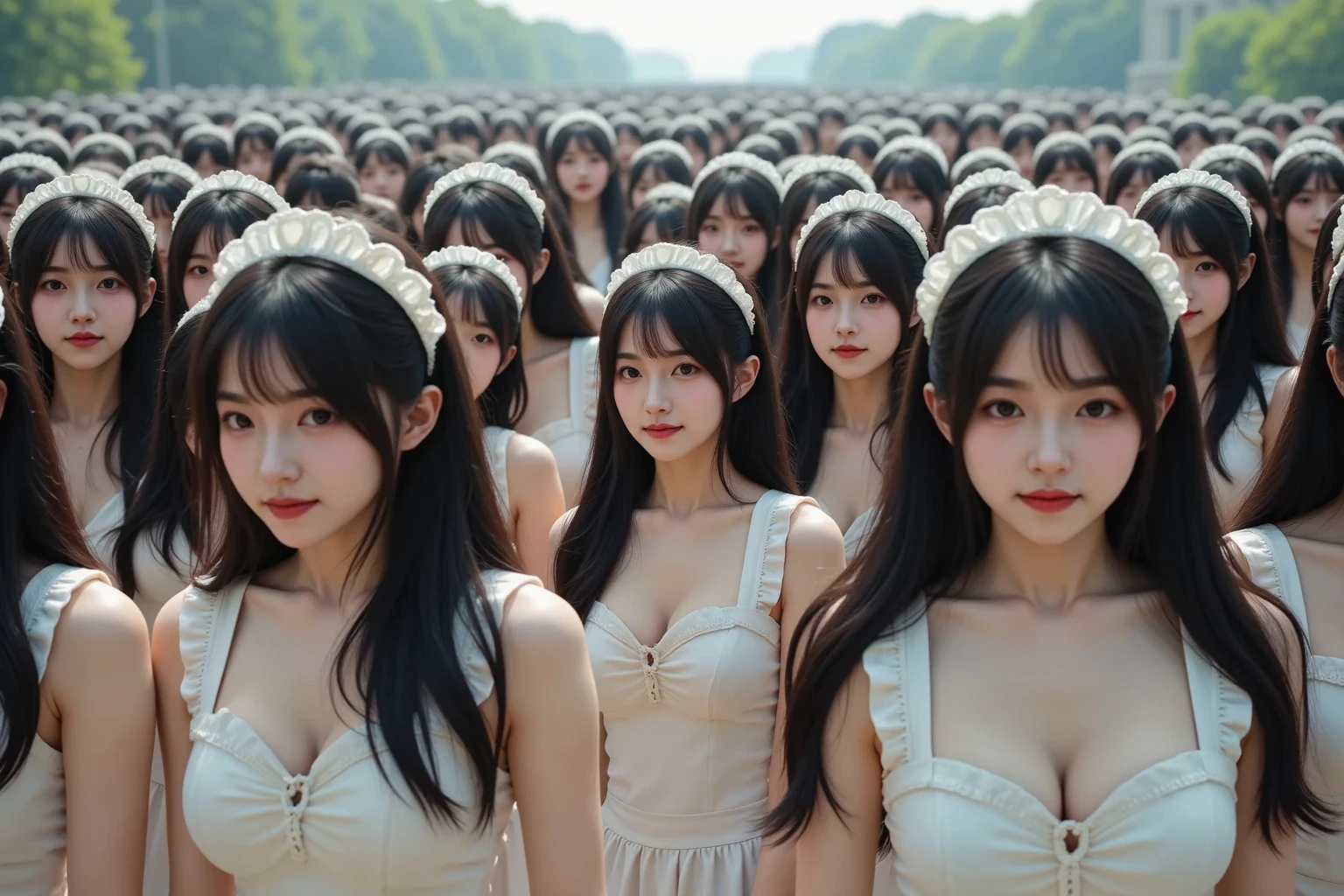 (((((Japanese Clone-girls=Myself))))), (((Super Best masterpiece Clone-girls Raw Photography Art))), (((16K, Highest quality, Ultra-high resolution, RAW Photos))), (((It&#39;s so unrealistic., With unparalleled depiction, With an unfathomable sight, An unprecedented and shocking worldview, Clone-girls: In a world of mass reproduction, Ultra-realistic))), (((Japanese Girls, Umezawa-Minami, 24yo, Small face, Thick black hair, long hair, Dark Eyes, Mature face, Cute Smile, Smiling face, A gentle gaze, (((Very pleasant look)))))), (((Very beautiful detailed girls, Accurate body structure, Accurate body movements, Very detailed body, (((Super big breasts, Large bulge of ample breasts)))))), (((Summer clothes, Short sleeve, mini skirt, hour々I can see your pants, Cleavage Emphasis, Emphasise the fullness of your breasts))), ((((((((Very detailed, Myself cloning, Depiction of splitting oneself, 1Myself girl→1,000,000,000,000,000,000,000,000,000,000Myself cloning girls)))))))), (((((((Myself clone-girlsから, Myself keeps multiplying, (Very detailed and intricate, To the exact, Perfect and consistent, (((In the same female body,With the same face, With the same hairstyle, In the same clothes, At the same height, 同じSuper big breastsである))), In a detailed depiction), 1,000,000,000,000,000,000,000,000,000,000 people))))))), (((((Myself girls only))))), (((((1,000,000,000,000,000,000,000,000,000,000Myself girls))))), (Very detailed, Super impactful depiction, The awesomeness of the massively proliferating crowd of &quot;myself&quot;), (Very detailed depiction, Clear and accurate perspective depiction, Ultra-wide field of view, super wide view, Focus on the average value of the image), ((The shooting angle and composition should not be limited to the front, but should be viewed from above, below, left and right.)), I&#39;m so happy to see so many Myself crowds., I love myself, Overwhelmed with emotion, Full body movement, ((Myself: A depiction of hands entwined around a body in a crowd))