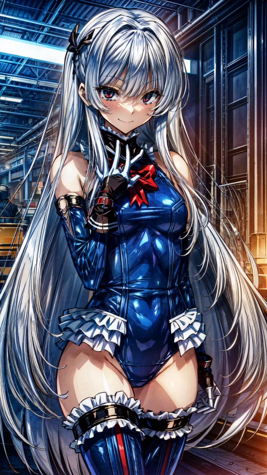 (1girl in:1.2, ( (digital) ( (Interior of a facility lined with futuristic culture tanks:1.2), medium breasts, (fril swimsuit, thighs thighs thighs thighs, Detached sleeves)) , Best Quality, marierose,、Hypnorola
Eyes in the sky、1girl in,Emotionless facial expressions,