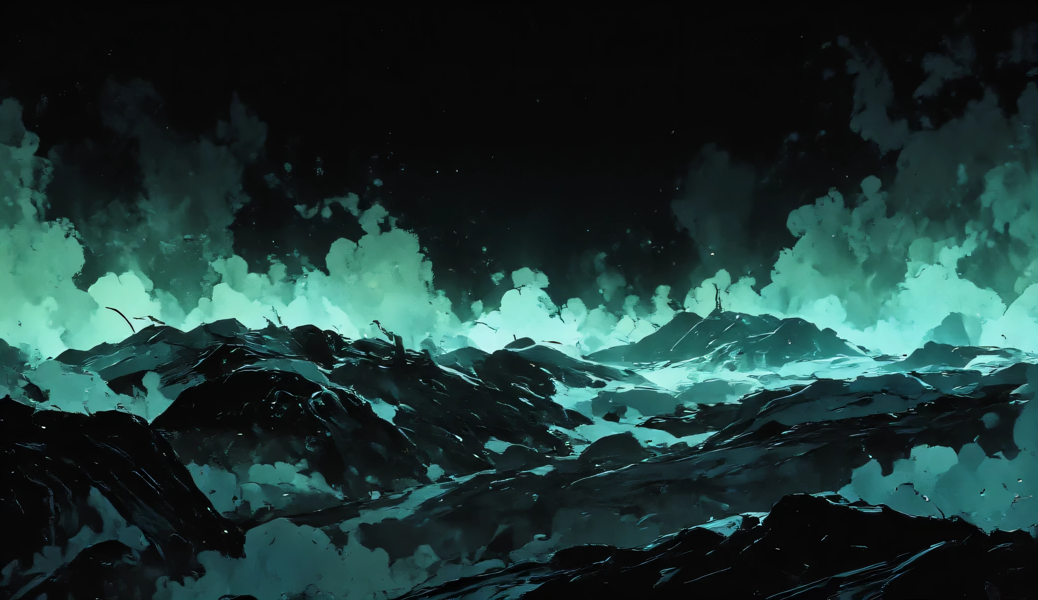 "A dense, swirling fog creeping along the ground, illuminated subtly from within, creating an ethereal, cinematic effect. The mist is thick and layered, with varying opacity, giving it a sense of depth and movement. Soft tendrils of fog curl and dissipate as they spread across the surface. The background is completely black, ensuring the fog remains the only visible element. Hyper-detailed, volumetric lighting, ultra-HD, 4K, realistic atmospheric effects, cinematic depth, soft diffusion, eerie and mysterious mood.
