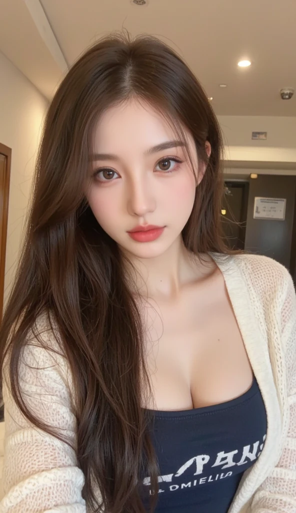 (((Woman lying on bed in bedroom)))、Accentuate your breasts、See-through white tight sweater dress、Off-the-shoulder tight sweater dress、(Reddish brown wet shiny hair)、(Floral編み込みカチューシャ、Half Up、Floral,),(Space Knitting、Voluminous fishtail braid、Twisted pan、)、(The bangs are see-through)、hairpin、hair ornaments、Blushing cheeks、Pointed red mouth、Large Breasts、Perfect body line、Beautiful clavicle、Wet Hair、Wet Face、Wet body、Wet Skin、Wet costume、Detailed clothing features、Detailed hair features、Detailed facial features、Looking into the camera、(Dynamic Angle)、(Dynamic and sexy pose) )、Cinema Lights、(masterpiece、Highest quality、Ultra-high resolution output images、Write Boundary Depth、Intricate details、Add depth to your subject with contrast between light and shadow、)、Digital Illustration、Single-lens reflex camera、(Realistic:1.3)、(8K quality、Anatomically correct facial structure、)、(Picture Mode Ultra HD、)
