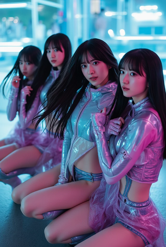 ((ExtremelyDetailed (PUNIPUNI KAWAII 12 Girls in a row:1.37)) Shibuya Hachiko-mae scramble crossing), (masterpiece 8K TopQuality:1.2) (ProfessionalPhoto:1.37), Different types of hair colors, {((White skinny AthleticWear))|SchoolUniform|Tutu}, {(Hidden Hands)|(Corrected BabyLike hand)}, (Joyful Expressions LifeLike Rendering), PerfectLighting (RainbowColor particles:1.2)(Dazzling Blurred ColorfulLights) MotionBlur BREAK (Acutance:0.8) Impeccable Radiant PearlSkin with Transparency . (((no extra limbs)))(Exposed:-0.8)
