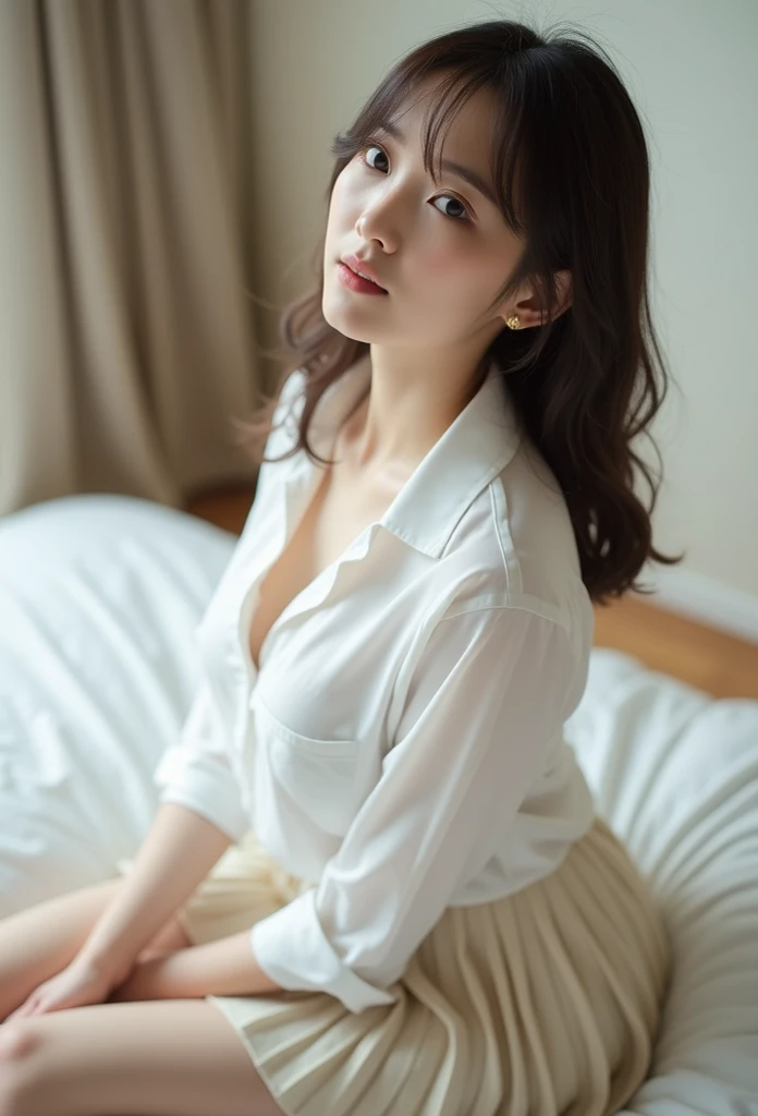 (beautiful),(10 years old:1.3),(痛みにEndure:1.5),(In 8K),Japanese beautiful girl,Small breasts、Photorealistic,Ultra-high resolution,Highest quality,Natural light,(Ray Tracing:1.2), A white collared blouse that exposes a lot of skin,Bondage with rope,Both hands tied,Restraining both legs,Bed in your room,
(Natural skin texture,Fine skin, Hyperrealism,Ultra Sharpness),Intricate details,Written boundary depth,Shyness、Feel pain, ((Sad look:1.2))、Endure:1.5)), Furrow one's brow、Showing from the knee up