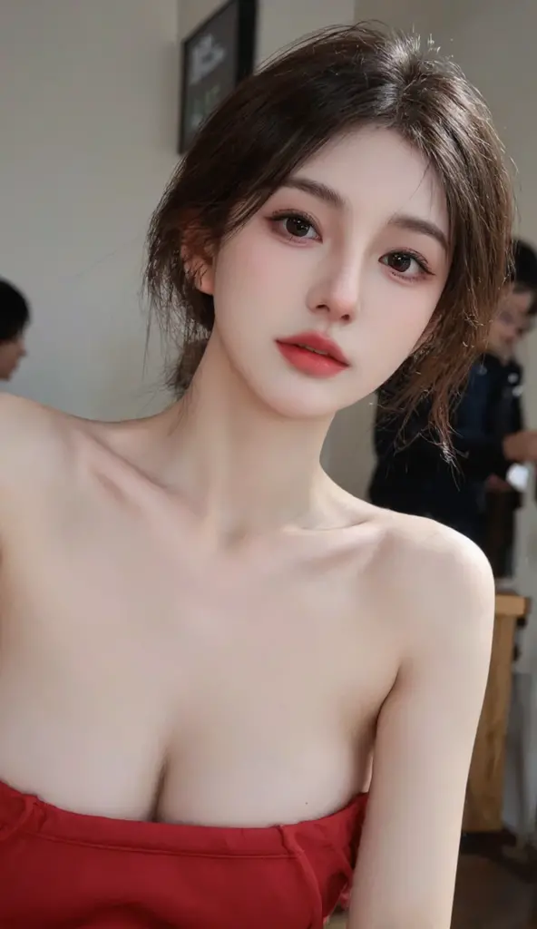 ((Best quality, 8k, Masterpiece :1.3)), 1girl, beautiful woman with emphasis on slim abs: 1.3, (casual hairstyle, small breasts: 1.2), casual wear: 1.2, ultra-detailed face, delicate eyes, double eyelids, soft breasts, smile, (nudity:1.3), (exposing hairy pussy), cowboy shot,blue wall, in a ponytail