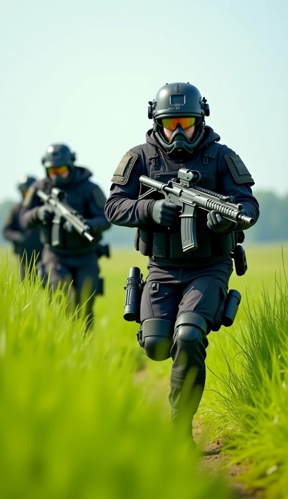 (((masterpiece))),(ink painting),a group of soldiers with glowing eyes walking through a field, digital art by Adam Marczyński, Tumblr, Digital art, tactical team in hell, special ops, several soldiers, night time raid, undead soldiers in background, Soldiers, realistic soldiers, warcore, squad fighting enemy, special forces security, french special ops, miltary, dark ominous stealth,Smile mask,Decolorization,black and white