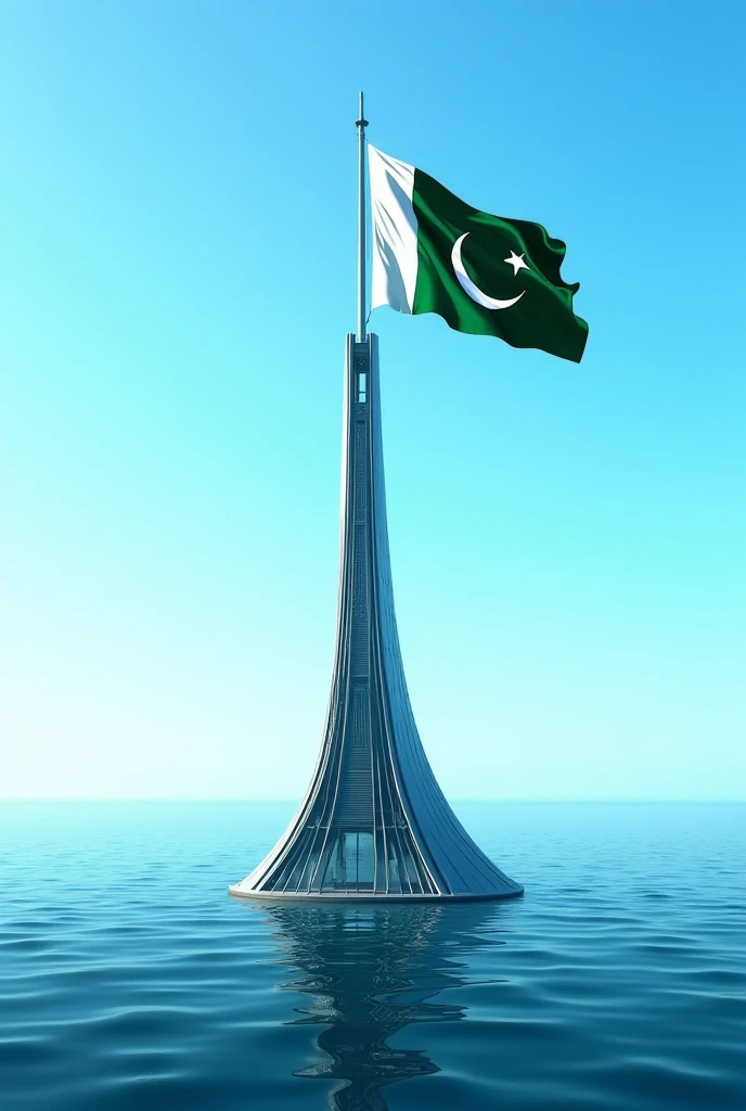 Pakistan independence day flag colour caption with congratulation independence day feom Generation premium water