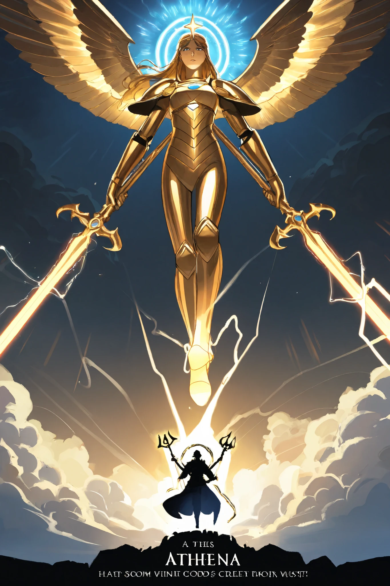 A cinematic game character selection screen featuring the Greek gods as playable characters. The backdrop is a grand, storm-lit Olympus, with towering marble columns, swirling clouds, and faint echoes of divine power.

At the center, the selected character—"Zeus", "Athena", "Poseidon", "Hades", "Aphrodite", or "Ares"—stands in a dramatic pose, illuminated by divine light. Each wears ornate, mythological armor and holds their legendary weapon—Zeus crackling with lightning, Athena gripping her spear, Poseidon wielding his trident, and Artemis drawing her glowing bow.

To the sides, portraits of other gods fade into mist, awaiting selection. Above each, their stats and divine abilities appear in an ancient, glowing script, detailing strengths in war, wisdom, magic, or destruction. Below, a “Select Deity” prompt shimmers, awaiting the player’s choice.