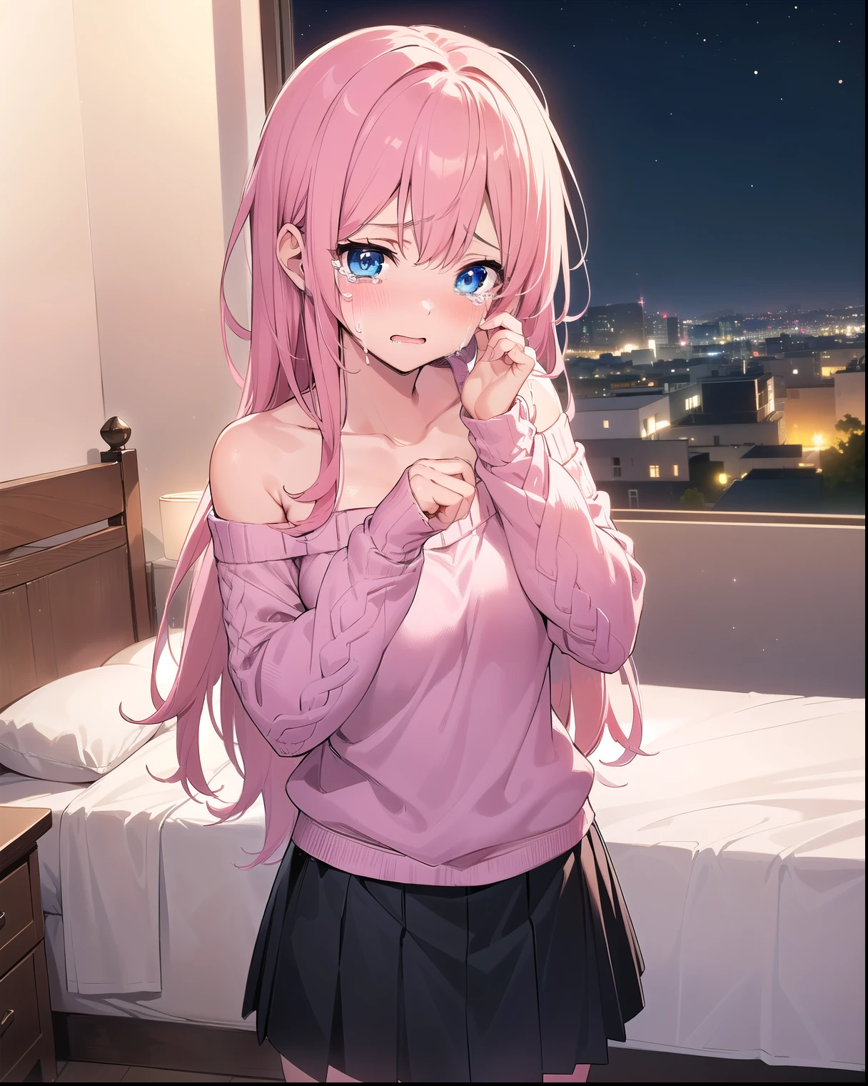 AN ANIME GIRL HAS BIG PINK PUSSY