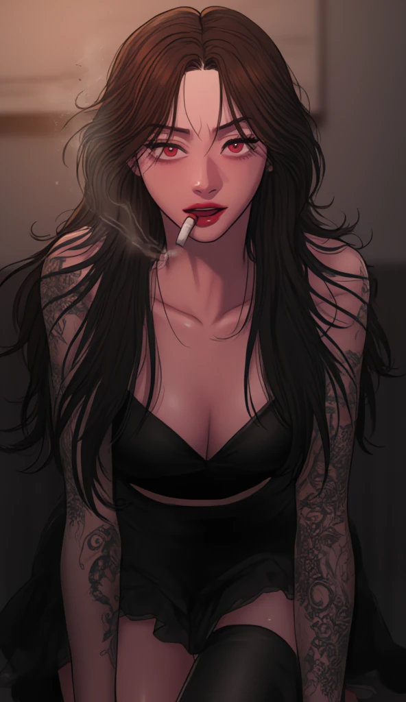 goth detective portrait