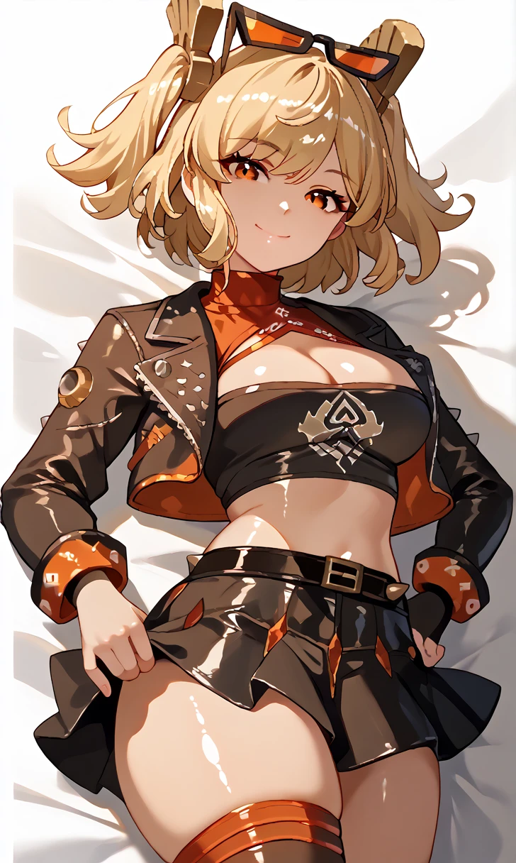 (masterpiece, best quality: 1.1), 1girl solo, tanya, 1girl, solo, , flat chest, small breasts, curvy, military, military uniform, ,, evil smile, wicked expression, anger, red eyes, neutral lighting,arms in pockets