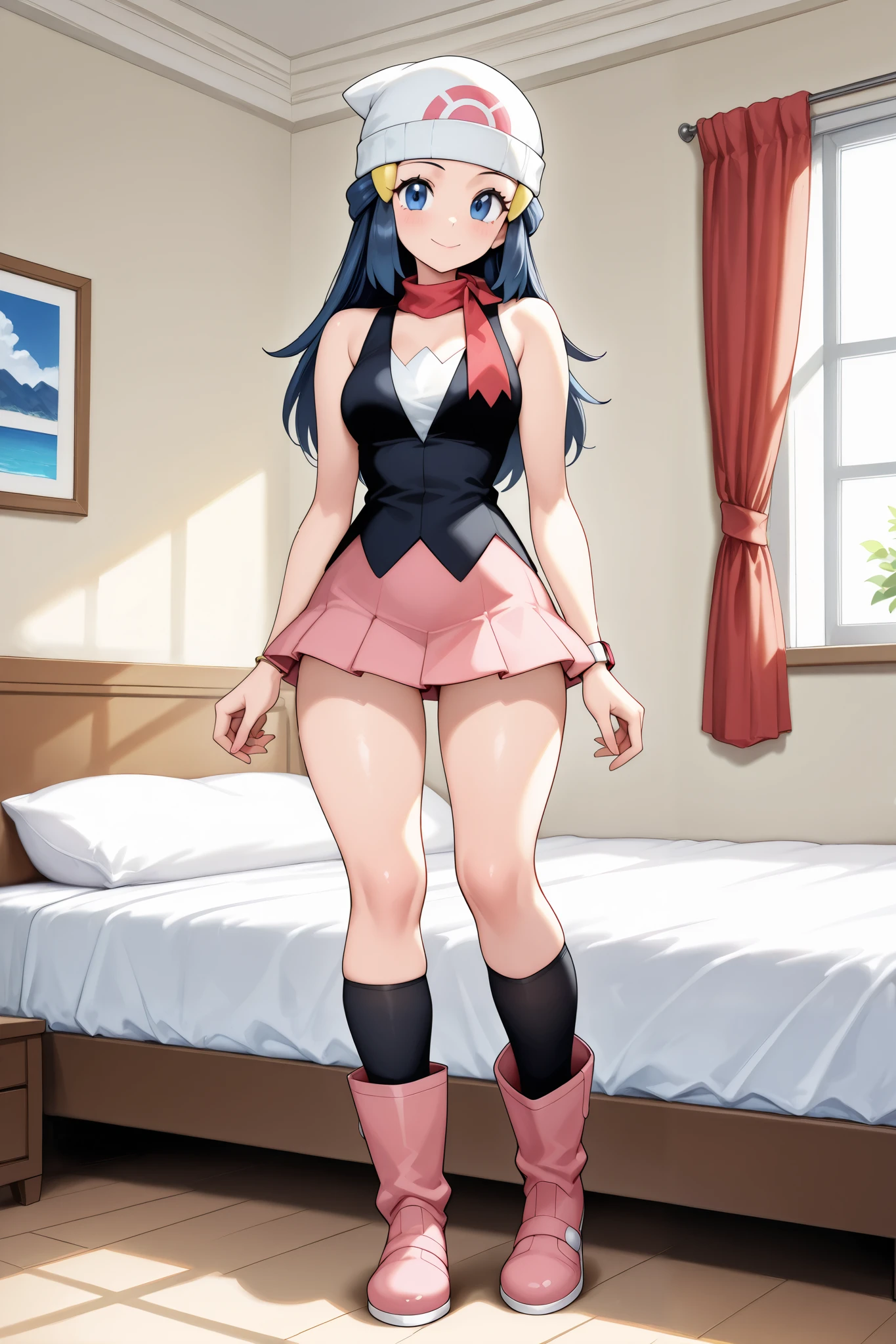 ((Full body):1.5), 1woman, wearing {Saidor Moon costume, white with blue parts, red short skirt, extremely tight body}, has {extremely giant breasts}, {she has purple hair, short, mohawk , blue eyes}, she is looking at the viewer, {look of pure pleasure, fawn expression of pure pleasure, {she is leaning against a pole, doing erotic poses for the viewer}, {Background: very fancy yacht full of people}. 16k, high quality, high detail, UHD,EnvyMix