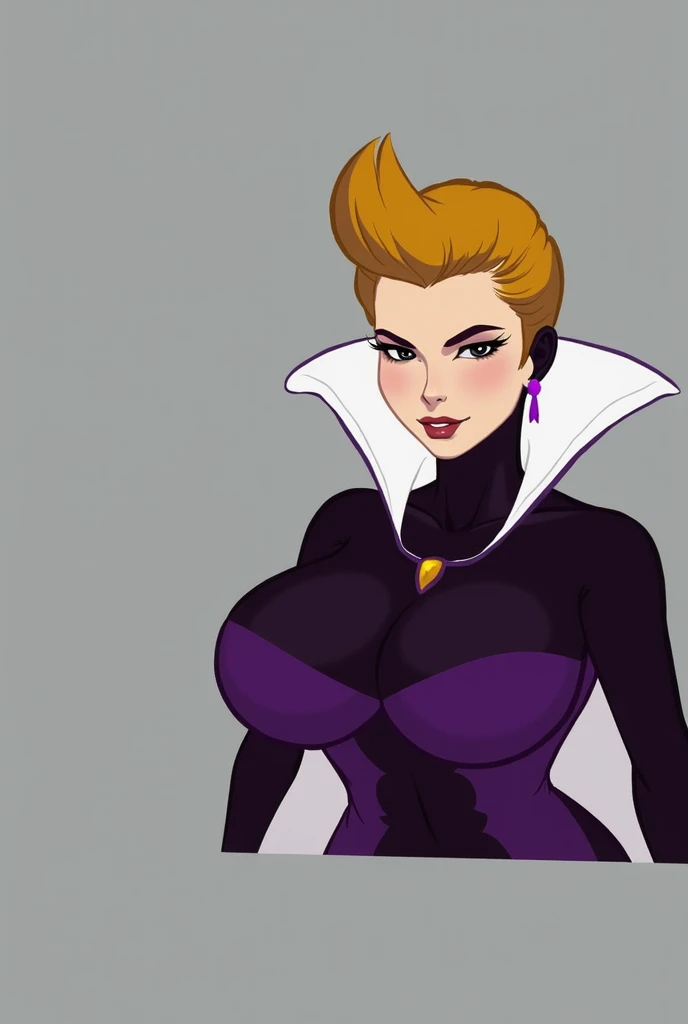 3d, disney, villain, the evil queen, long hari, 1girl, big breasts, outside, crown, exposed, female focus, female only, green eyes, light skin, light-skinned female, looking to the side, caressing legs, mature female, milf, older female, wide hips, narrow waist, big hips, small waist, skinny, slim, lean, voluptuous, curvy, curvaceous, trim, wicked, twisted, toxic 