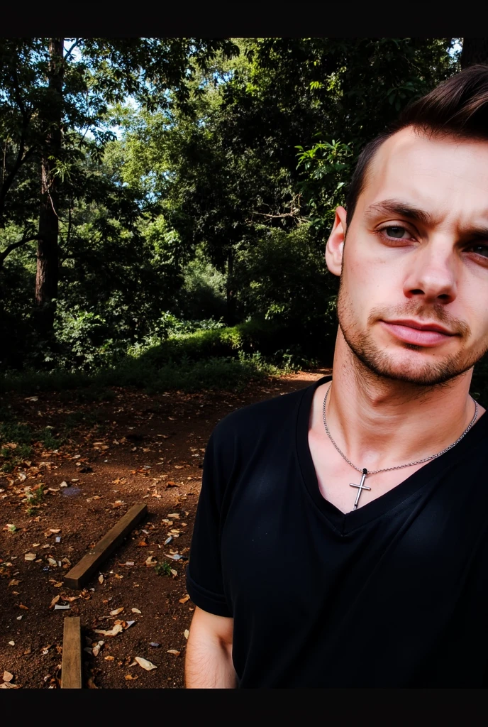 Photo with a skull from the route