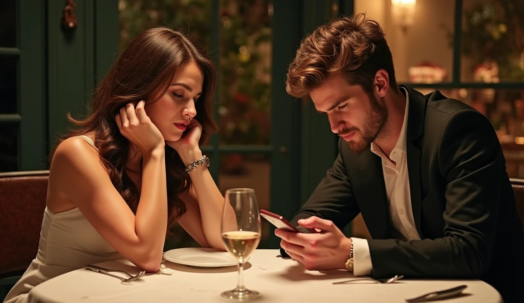 ((melhor qualidade)), ((obra de arte)), (detalhado), chapter 5: Exchange of phone numbers
Alex: "I’ve really enjoyed talking with you, Taylor. Would you like to grab coffee again sometime?"
Taylor: "I’d love that. Here’s my number."
Alex: "Great! I’ll text you soon."
Taylor: "Looking forward to it, Alex."