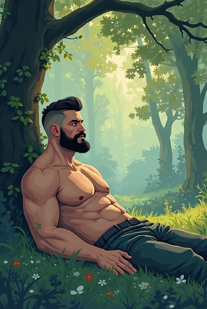 ((1 ginger man typing on an orange laptop in the park))

fullbody image,((  front view ))

full body, oil painting,  in caravagio+rubens+rembrant art style.

A young man, white skin, ginger, bearded, hairy body,  thin face, straight nose, thin lips, square chin, large light blue eyes, short red wavy hair, in roberto ferri style, aesthetic slim athletic body, ginger realistic skin, gorgeous, detailed tonned muscles, barefoot,  perfect , muscled fitness body,   

he is standing in a black negative space, 

A mixture of photography and painting, Composition of Perfect Divine Proportione, 8k resolution the composition of shadows and lights give an atmosphere of spaciousness, 

((view from aside behind))

he is standing , typing on an orange laptop wearing orange light shorts, small erected , barefoot, perfect detailed feet, relaxed body lenguaje, relaxed face expresion.