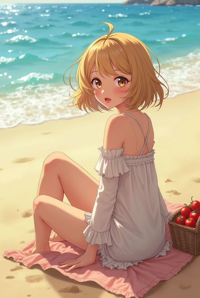 ((Masterpiece)), ((best quality)), ((kawaii)), (flat color), (flat shading), (super detail:1.2),(High Definition:1.3), (Professional Photography:1.2), (wide shot), (sharp focus), (perfect light), (drop shadow),((1girl)), ((12 years old)), (put on lion ears), cute lion girl, ((Embroidered cute camisole)), cute boxer shorts, (naughty smile), (Beautiful golden eyes), (small chest), (bare arms), cute navel, Healthy skin, (Healthy slim body), (loose blunt bangs), silky and straight hair, (medium hair), ((pale brown hair)), BREAK, ((best quality)), (very aesthetic:1.2), (absurdres:1.2), ((extremely detailed)), Reaching out hand, ((loose kneeling on the Savanna sand)), (Dry atmosphere), vast savannas,