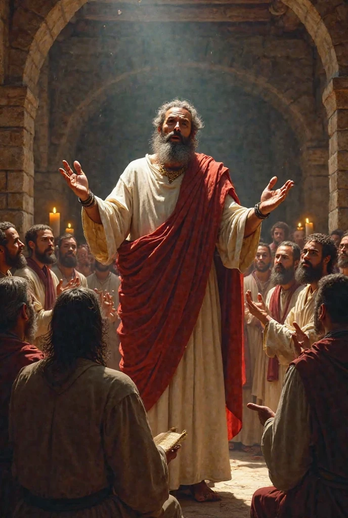 Prophet MALACHI speaking to the people