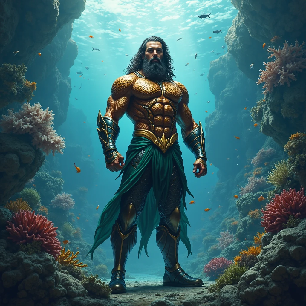 Realistic lighting, Best quality, 8K, Masterpiece: 1.3)), Focus: 1.2, a male god representing the zodiac sign cancer standing on the moon, controlling water, fully dressed in white, a swirl of water around him