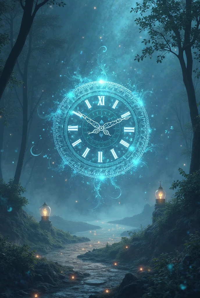 Create a background image with luck and a clock icon. Make it 640x1136 pixels.
