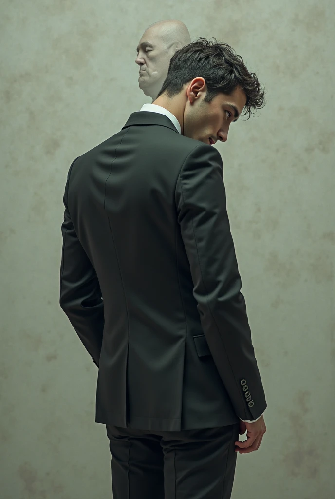 Create an 22 years old master piece handsome boy, with a realistce face and body, stylish short hair cut with a black colour, strong muscle and fitness body, realistic photo,rew image, wearing a suit or business trousers and business shoes, full body image , wakeing styli pose, hayper detailed pictures , Indian look 
