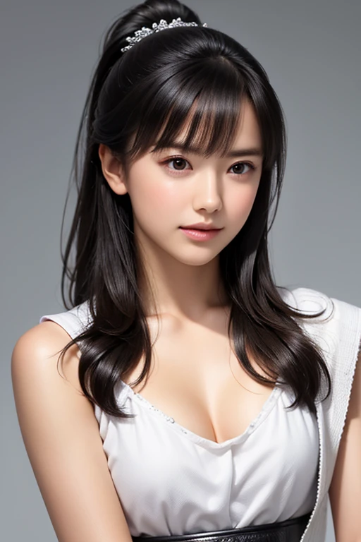 1girl in,Shiny skin,Sexy Pose,Best Quality,masutepiece,extremely delicate and beautiful,nffsw,8K Wallpaper,amazing,finely detail,Official art,非常に詳細なnffswユニティ8kの壁紙,unbelievable Ridiculous,huge filesize,Ultra-detailed,hight resolution,Extremely detailed,Beautiful detailed girl,Realistic、((bottom pie))、(((Large breasts)))、(((sports gym)))、erect through、cleavage , (get sweaty)、((Long straight hair))