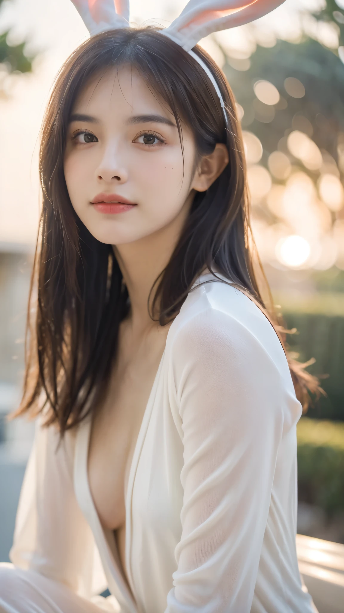 Small hill、Standing against the backdrop of a distant cityscape、Japan female in her 20s,Cute,Beautuful Women、semi long hair、hair over one ear、a necklace、light green v-neck tshirts、Beige long skirt、Beautiful、soft boob、Well-formed、Model body type、ssmile、The whole picture、Pose with emphasis on the chest,Fine skin,NSFW,Professional Lighting,Lighting the face,best light,top-quality,Realistic,Unity,8k wallpaper,Official art,Highly detailed CG Unity 8k wallpaper,ultra-detailliert,hight resolution,Physically-based rendering,ultra detailliert,magnifica,finely detail,masutepiece,Best Quality,ultra-detailliert
,masterpiece,best quality,ultra detailed, Lighting the face