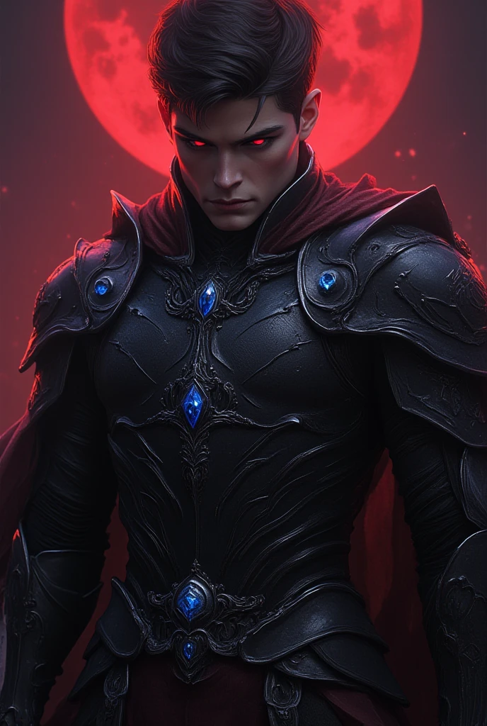 (masterpiece, best quality, highres, high resolution:1.2), extremely detailed, realistic, intricate details, 1boy, solo, looking at viewer,  <lora:strahd_v10:0.8> Strahd von Zarovich, vampire, long hair, <lora:edgBerserkHoodies-000008:1> hoodie,edgBerserker, wearing edgBerserker_([armor|hoodie]::0.5), helmet,shoulder armor,red eyes glowing, (cinematic lighting, bloom, volumetric),