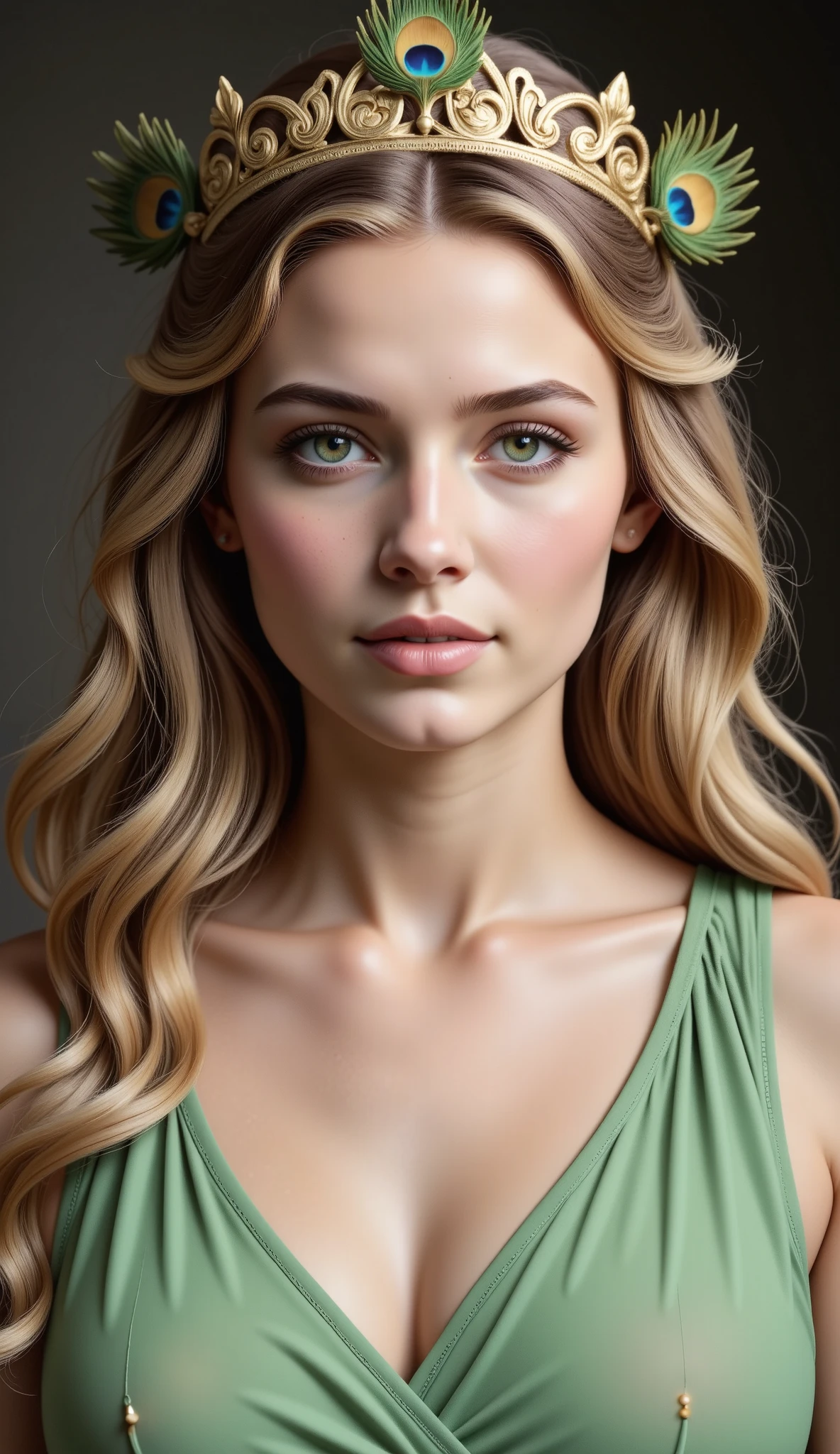 photorealism, photorealistic, realistic, realistic girl, 1girl, the most beautiful girl, 20 years old woman. European face, Solo, Long Hair, Blonde Hair, almond eyes, High Resolution, Masterpiece, Anatomically Correct, Best Quality, Makeup, Accurate, Award Winning, High Details, UHD, Super Detailed, young, no wrinkles, toned, supermodel, perfect body, slim waist, big booty, big breasts
