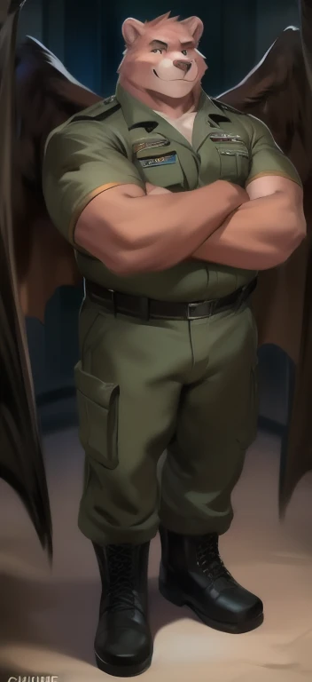 (shoeless)，(shoeless)，(Keep his eyes open)，Super big feet,(Whole body),(Long leg hair)，( With a green tattoo on his shoulder),(body hair thick)，(Super big feet),show off thick arms to the audience，(shorts),（Giant arm）,The background in an interior with vintage furniture and vintage wooden floor surroundinacropodia),(Long legottom-up view)，(Side to audience) ，(Put his hands at his waist)， (eyes looking at audience) ，(There a huge protuberance across the part)，Side Body，Sense of evil，Sharp eyes，(Thick dark brown hair on crotch)，closeup of arms，((The camera zooms in))，((The audience blocked by the protagonist in a corner and the perspective slightly lower.))，(Bottom-up view)，(crotch)，(Shoulders exposed)，(Stout arms)，Shoulders very broad，Muscles protrude a lot，Bulging crotch，(Long legs)，Highest image quality，Anime ，anime wallpaper，Dilation of the pectoral muscles，Espalhe as pernas，sexy,(master part, best quality)，((Exaggerated bulge of muscles))，The protagonist very tall and his head almost reaches the ceiling，Lush woods outside the window，musclebound and hulking, muscular characters, super buff and cool, tall and muscular, muscular!!, very buff, muscular attractive men, massive muscles, big muscle, Muscular men, anime handsome men, muscular!, gigachad muscles, muscular bodies, muscular character，