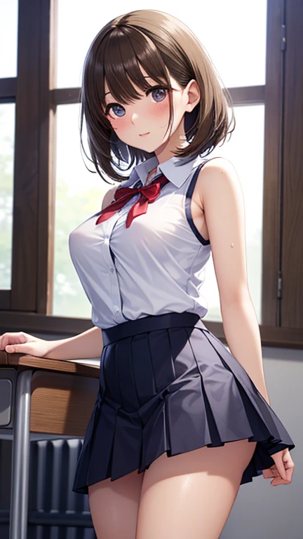 (1 girl: 1.3), (anime boy: 1.3), (standing together: 1.3), (big eyes: 1.2), splash art anime Lolita, blonde anime girl with long hair, (brunette anime boy with short hair: 1.5), smooth anime CG art, animation art wallpaper 8k, 4k comic wallpaper, (big boobs: 1.3), (big boobs: 1.3), (in school uniform: 1.3)