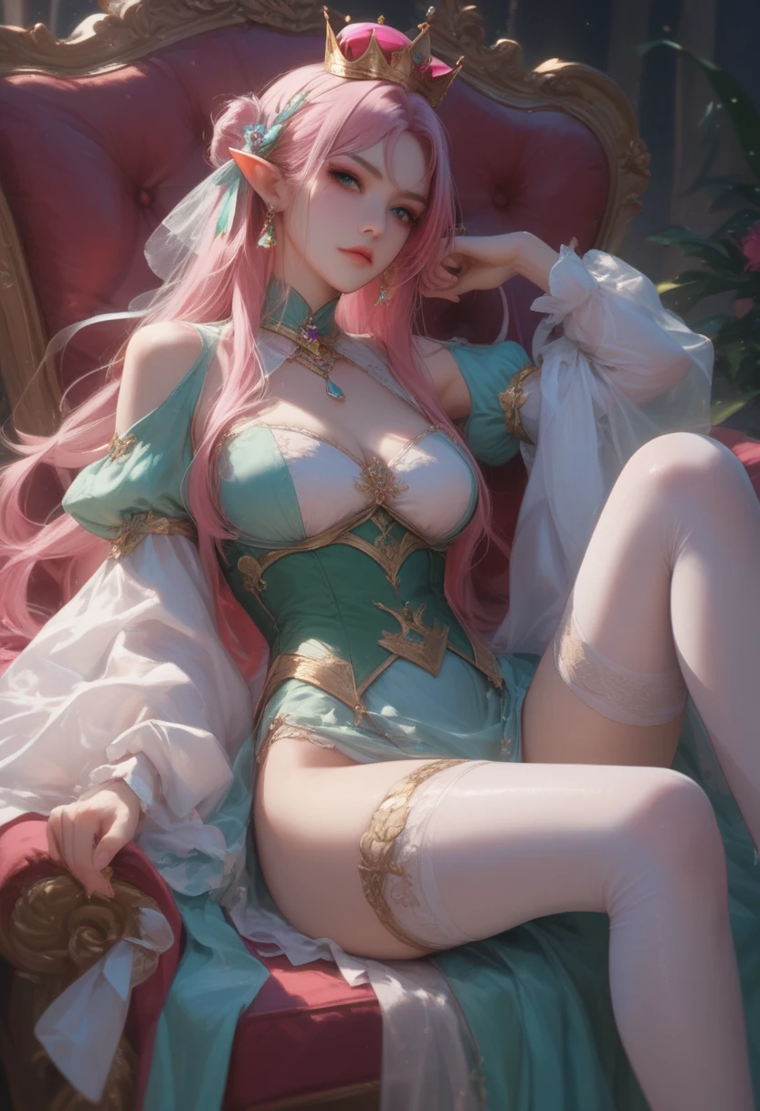 seios grandes ((There is a cat girl with white pink gradient hair in the palace)), long flowing hair, olhos verde-esmeralda, olhos azul-esverdeados claros, Perfect cat girl of pure lust, vitalidade juvenil, ((cara bonita)), encantador , heroic, frio, gato europeia e americana, Evil expression, corar, figura perfeita, plump, maduro, roupas delicadas, roupas nobres bonitas maquiagem cristalina, Brilho do rosto, Clear rendering, realism rendering, Efeito de abertura ampla, efeito de foco suave, material brilhante, Material macio, ocidental, linhas claras, Tom de pele realista, Efeitos realistas de luz e sombra, luz colorida, wavy refraction, chinesedragon, mitologia chinesa, textura da pele, imagem super fina, Realistic, pose sexy, magic colors, pele real, crystal clear seawater, Cyberpunk, minissaia, salto alto, saltos altos combinando, longe das linhas horizontais, realce transparente, muitos cacos de cristal espelhados, Pose de rainha, pernas longas, meias pretas brilhantes usadas nas pernas, efeito visual de perna longa, emphasis on the leg line, leg proportions extended, Pose de perna longa, postura inclinada para frente, cintura alta combinando, close-up of the foot, perspectiva plantar, Curve of the foot, foot detail, foot modification of the foot, contact with the feet, Foo, Unique Creative Style, brightness of the starry sky, nevoeiro, grosso, Natural Pose, Gestos bonitos, ((high resolution)), angle of elevation, cinematic angle, backlight angle, Side angle , Tilt angle, contour angle, soft lighting, luz quente, efeito de realce, Fundo de sonho, pastel hues , vivid colors, High-precision details, textura fina, estilo doce, Estilo ocidental, magic special effects